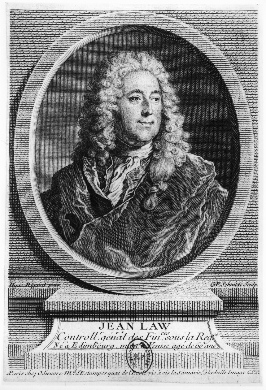 John Law (1671-1729) - Hyacinthe Francois Rigaud