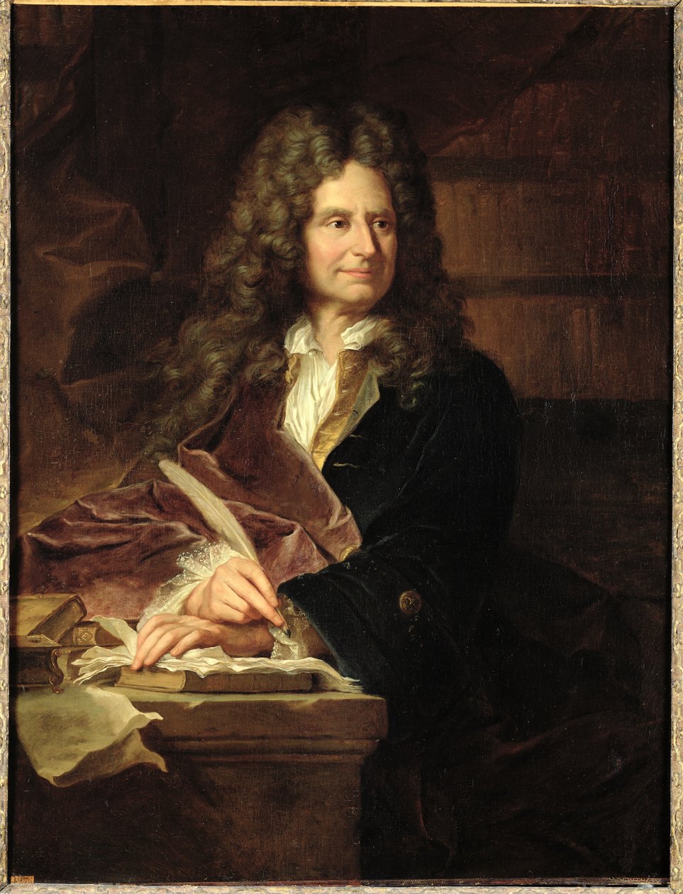Nicolas Boileau (1636-1711) après 1704 - Hyacinthe Francois Rigaud