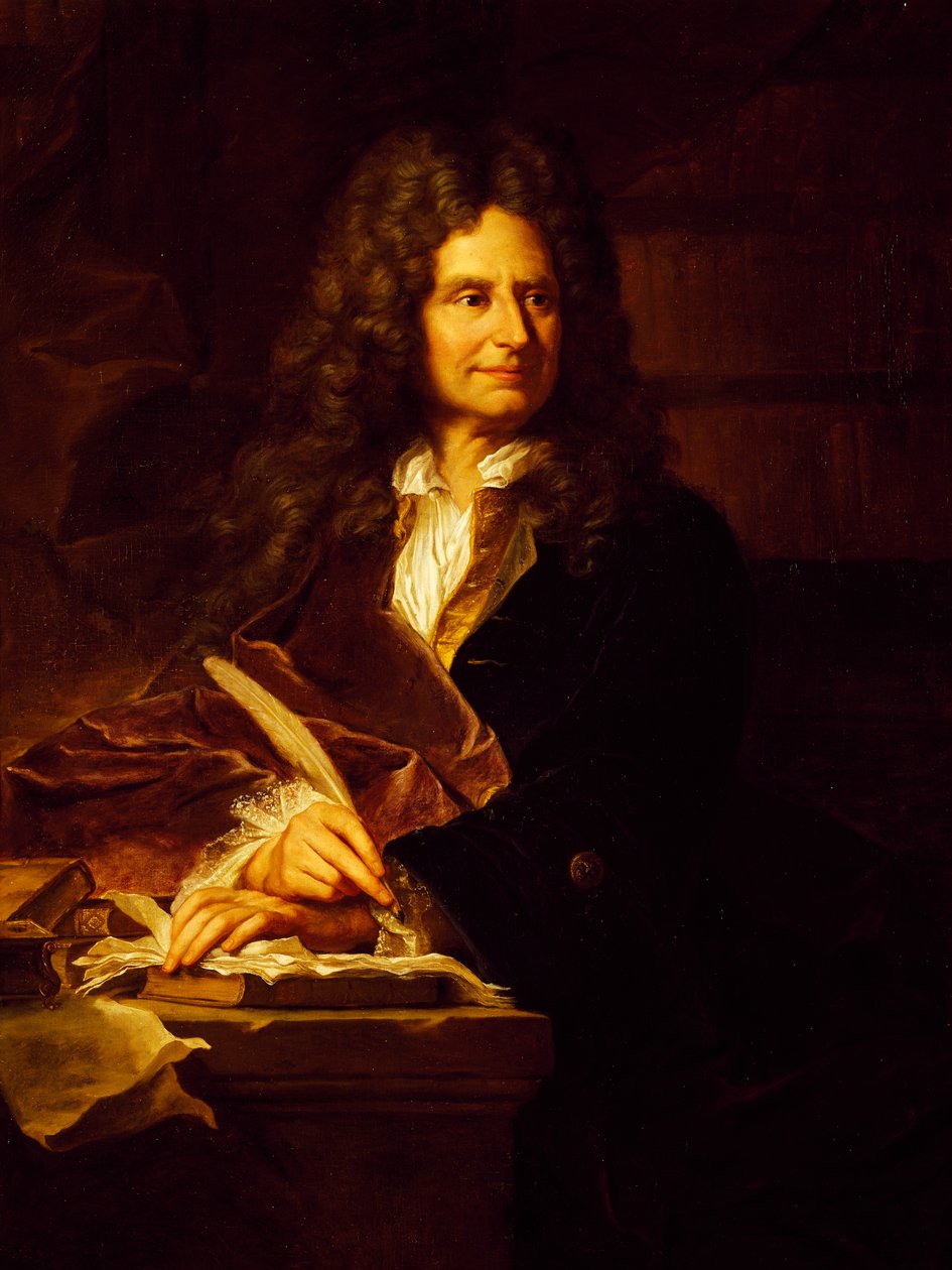 Portrait de Nicolas Boileau-Despréaux - Hyacinthe Francois Rigaud