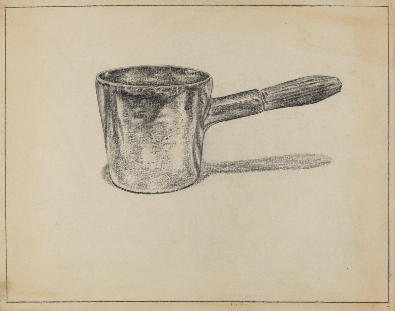 Louche en étain - Hyman Pearlman