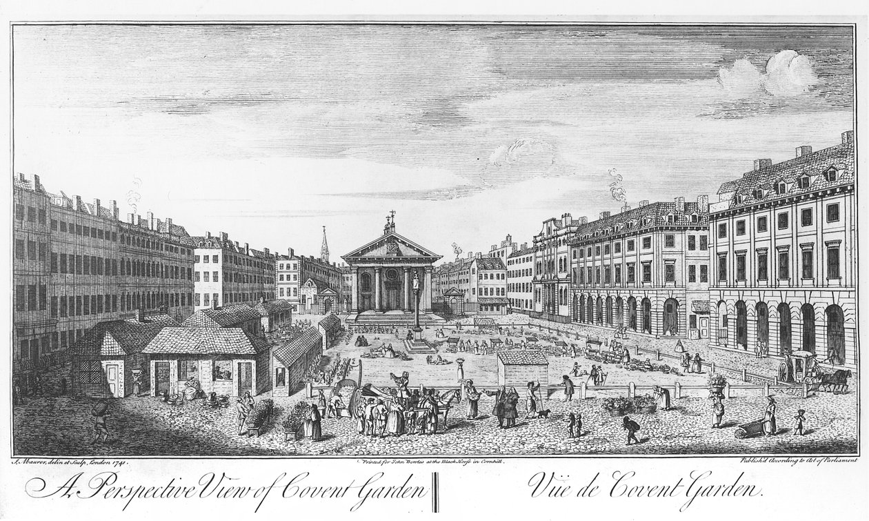 Vue en perspective de Covent Garden - I. (after) Maurer