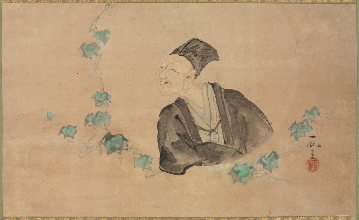 Portrait de Basho - Ichijun