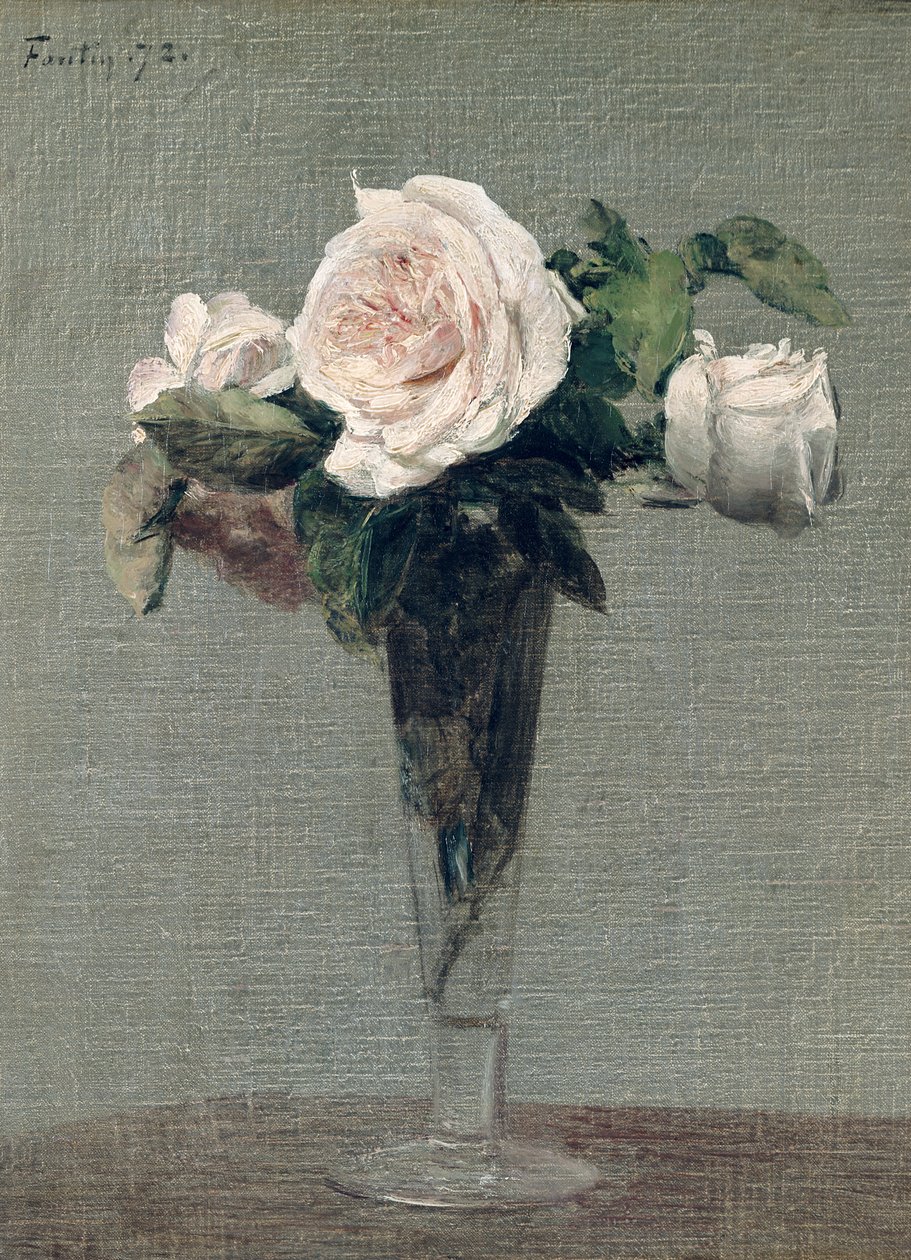Fleurs, 1872 - Ignace Henri Jean Fantin Latour