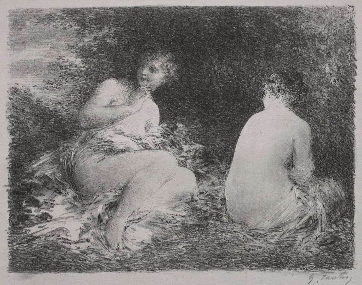 Baigneurs, 1899 - Ignace Henri Jean Fantin Latour