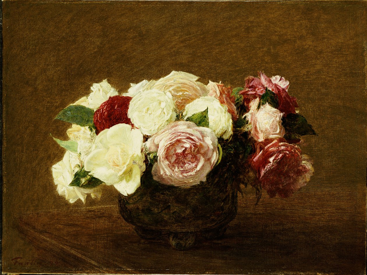 Roses, 1894 - Ignace Henri Jean Fantin Latour