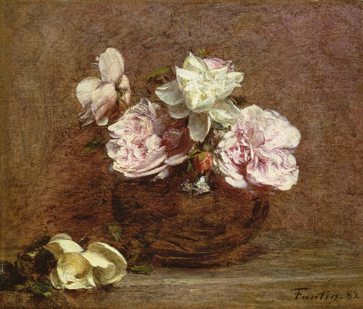 Roses de Nice, 1882 - Ignace Henri Jean Fantin Latour