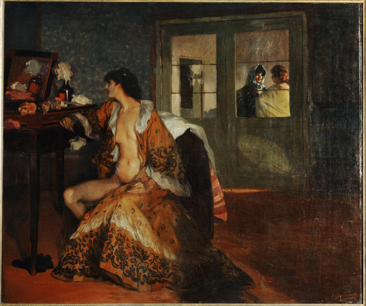 Celestina ... (peinture sur toile) - Ignacio Zuloaga y Zabaleta