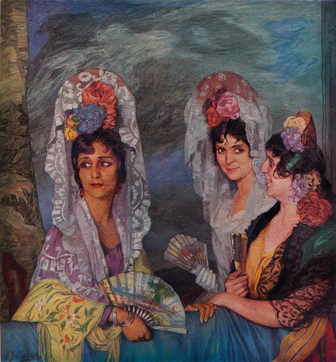 Le Balcon, vers 1931 - Ignacio Zuloaga y Zabaleta