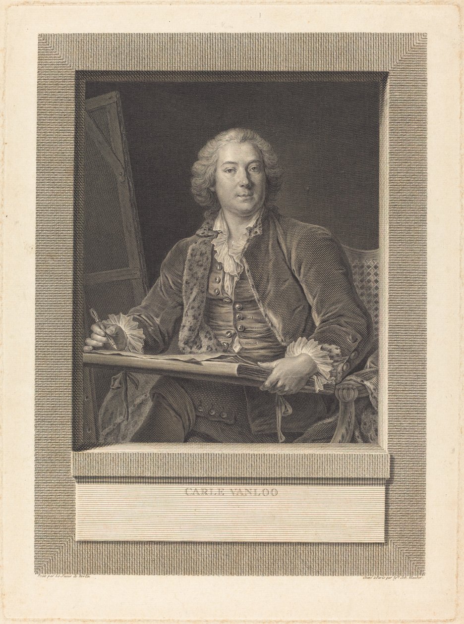 Carle Vanloo - Ignaz Sebastian Klauber after Pierre Le Sueur