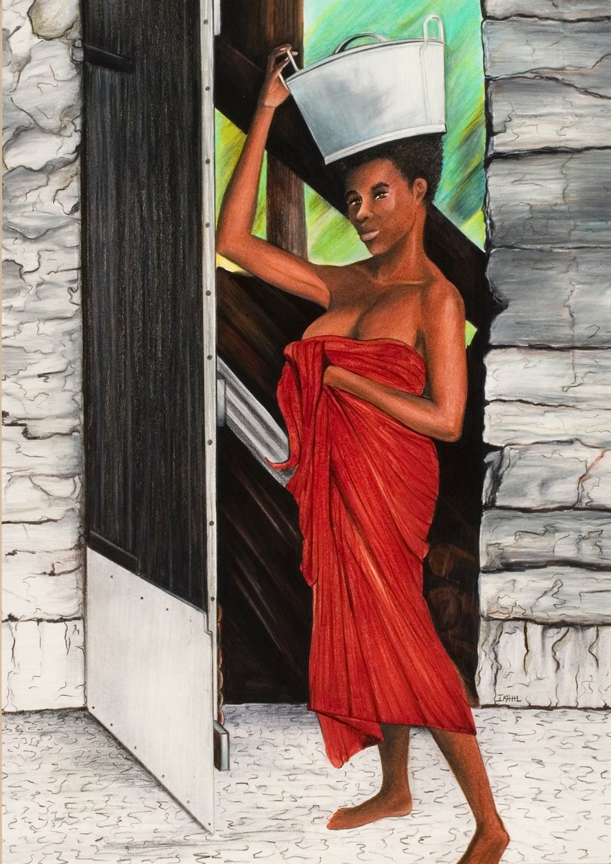 Drapé en rouge - Ikahl Beckford