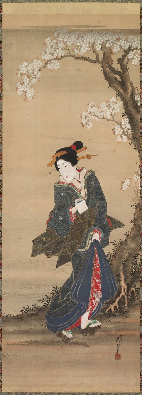 Courtisane, 19ème siècle - Ikeda Eisen