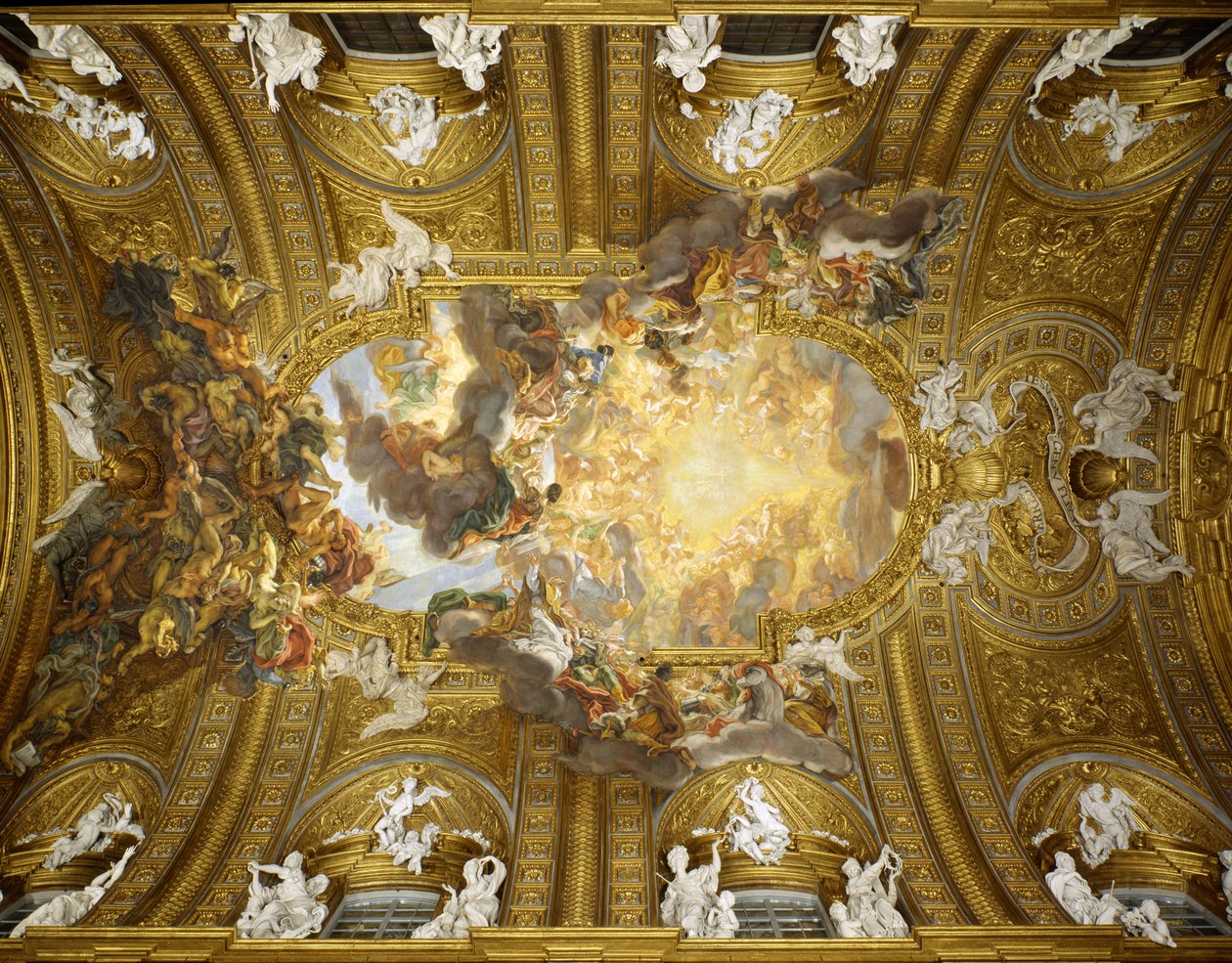 Le Triomphe du Nom Sacré de Jésus, Église du Gesù, Rome - Il Baciccio