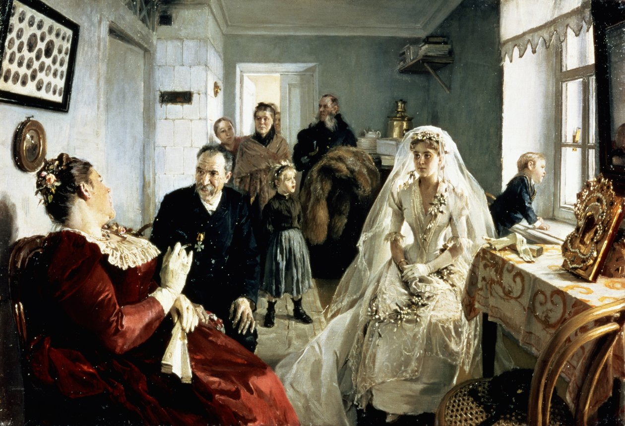 Avant le mariage, années 1880 - Illarion Mikhailovich Pryanishnikov