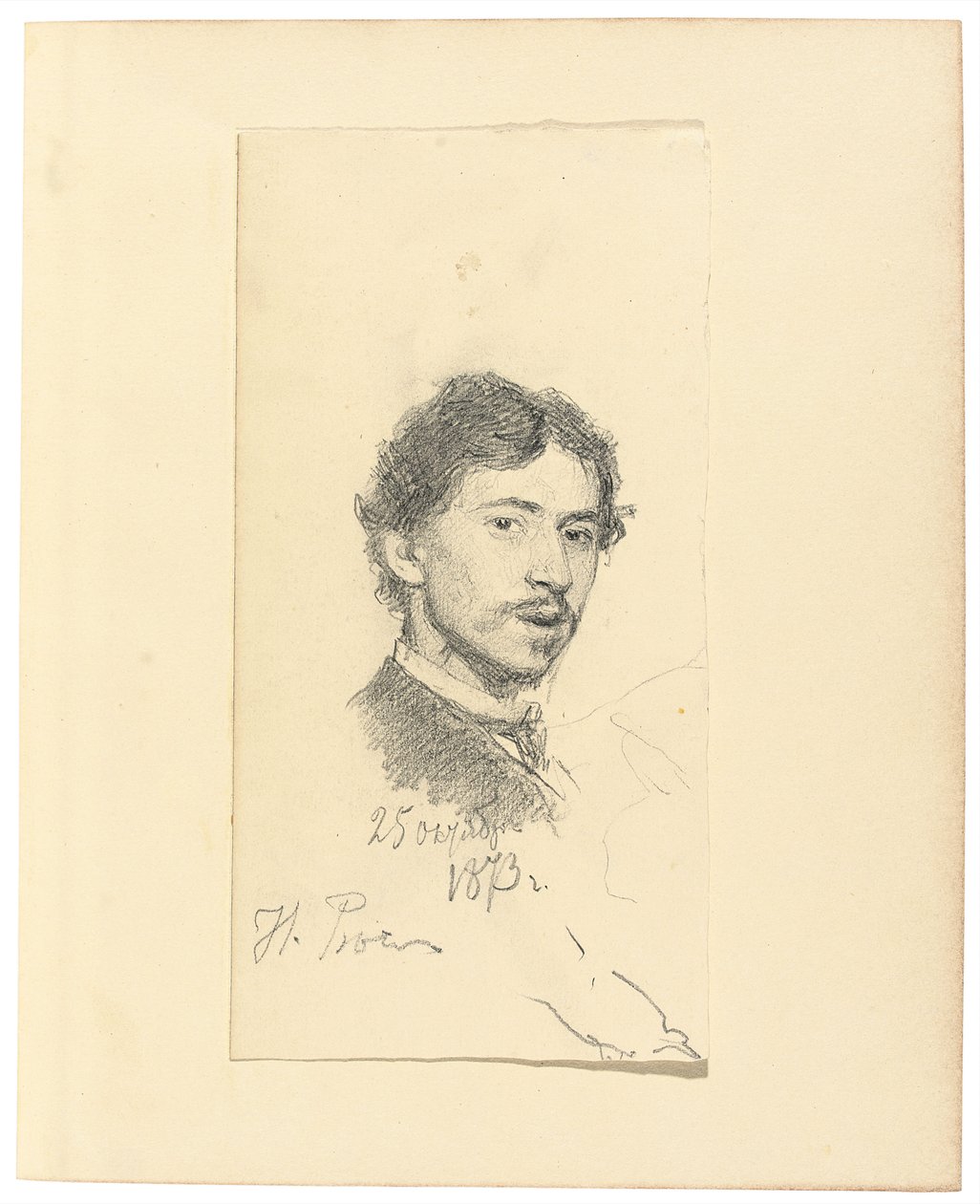 Autoportrait, 1873 - Ilya Efimovich Repin