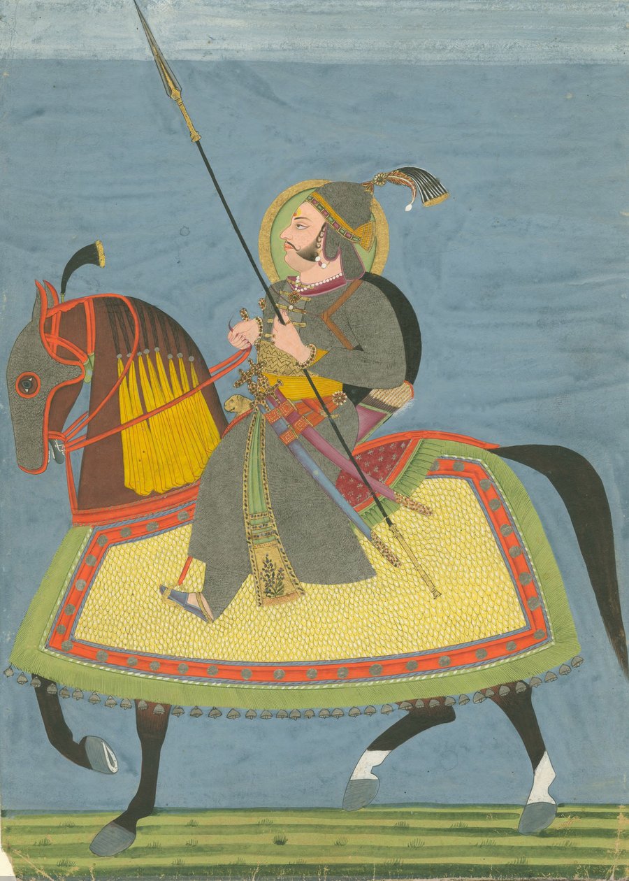 Shri Bakht Singh 1706-1752, Maharaja de Jodhpur - Indian Art