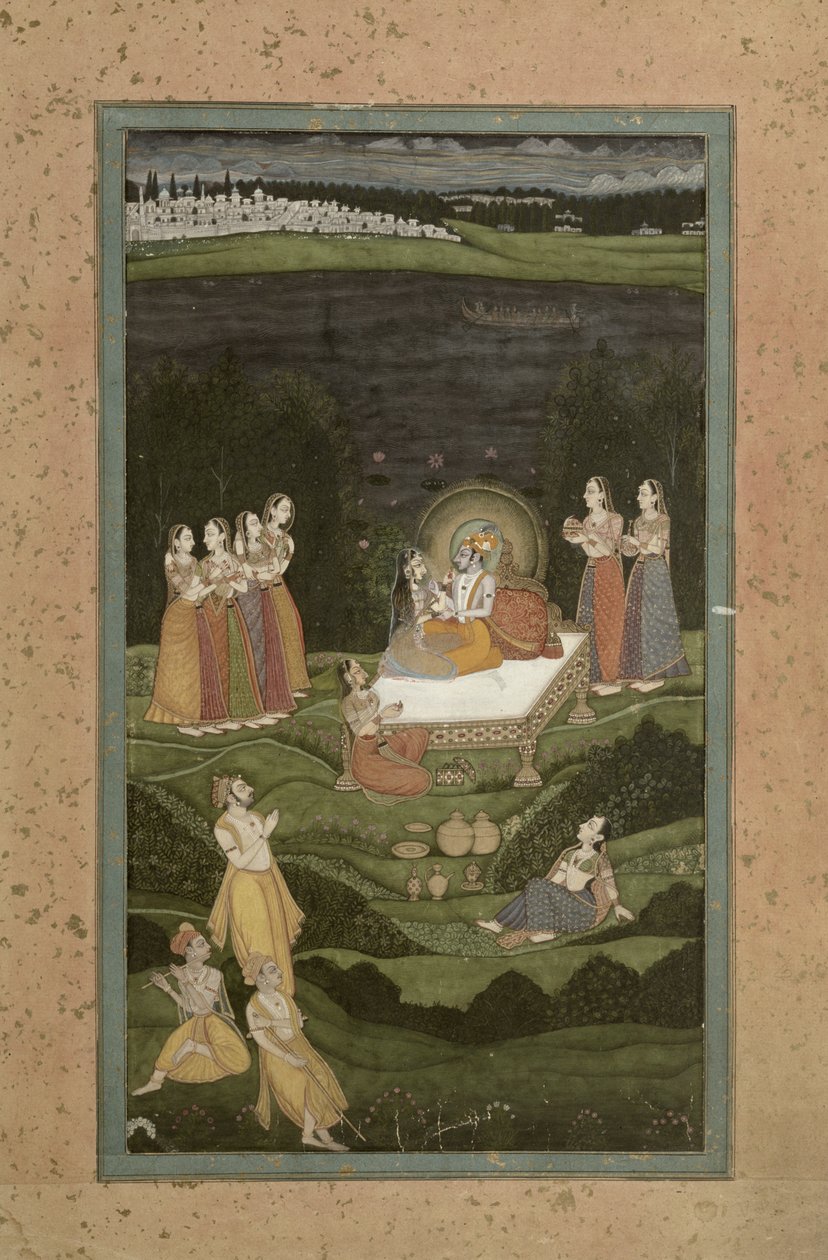 Tambula-Seva, Krishnagar, Bengale occidental, 1750 - Indian School