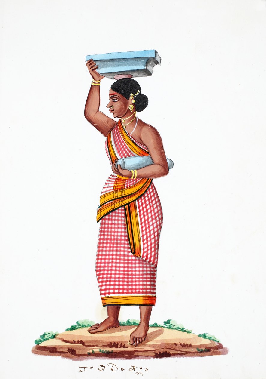 Transport de pierre - Indian School