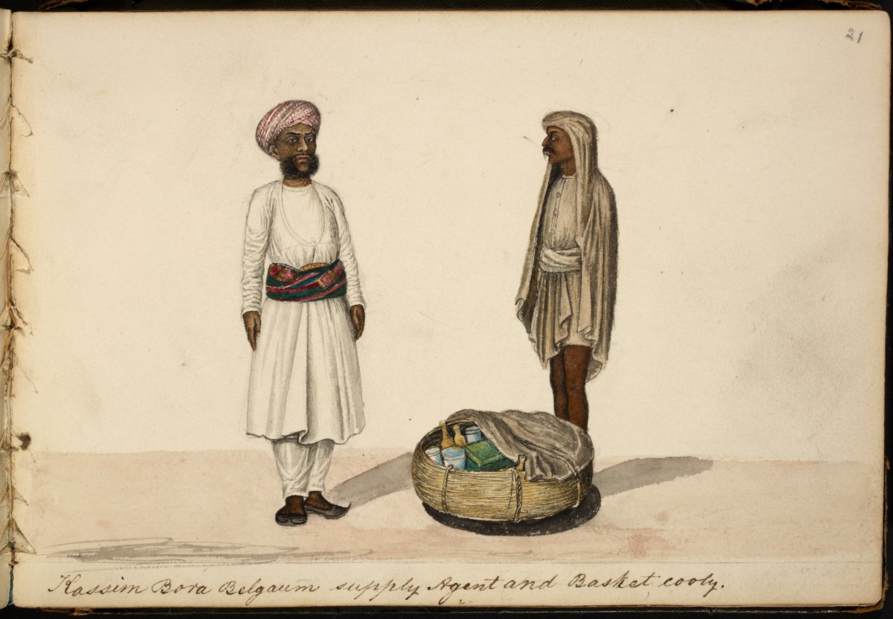 Kassim Bohori, agent de ravitaillement. Belgaum - Indian School