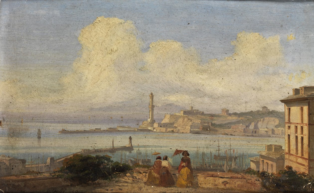 Baie de Gênes - Ippolito Caffi