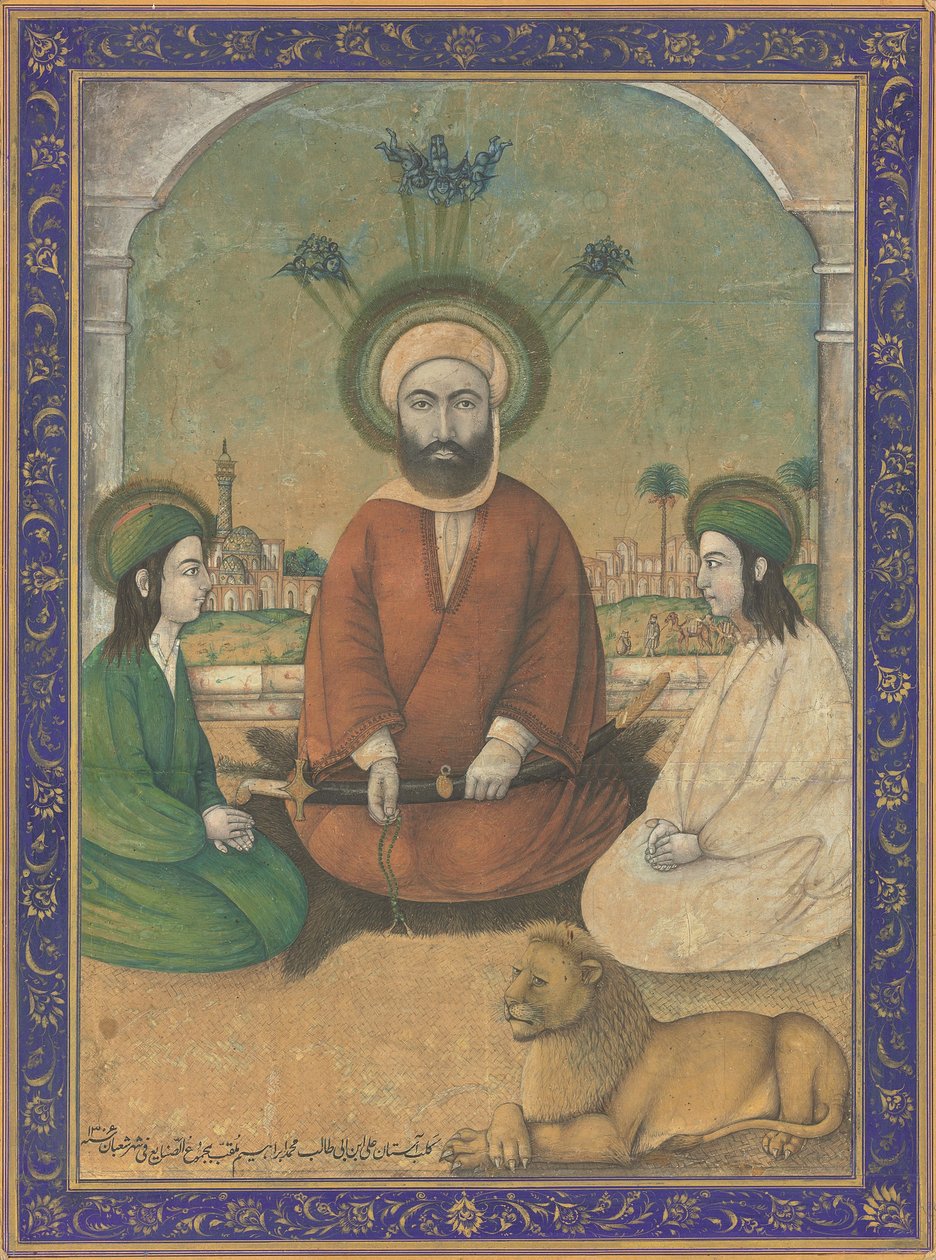 Ali, Hassan et Husayn, Iran Qajar - Iranian School