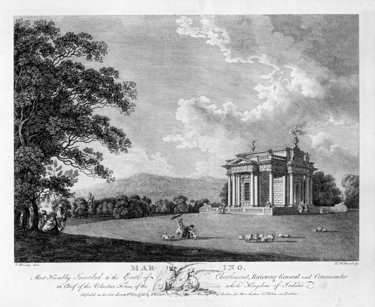 Le Casino à Marino, 1783 - Irish School
