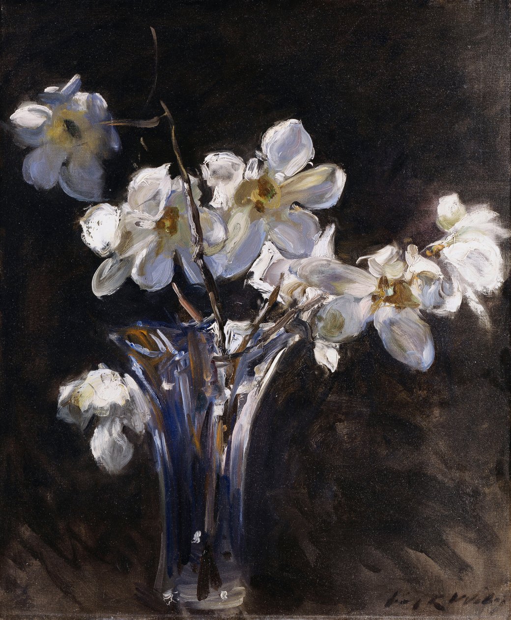 Magnolias dans un vase - Irving Ramsay Wiles