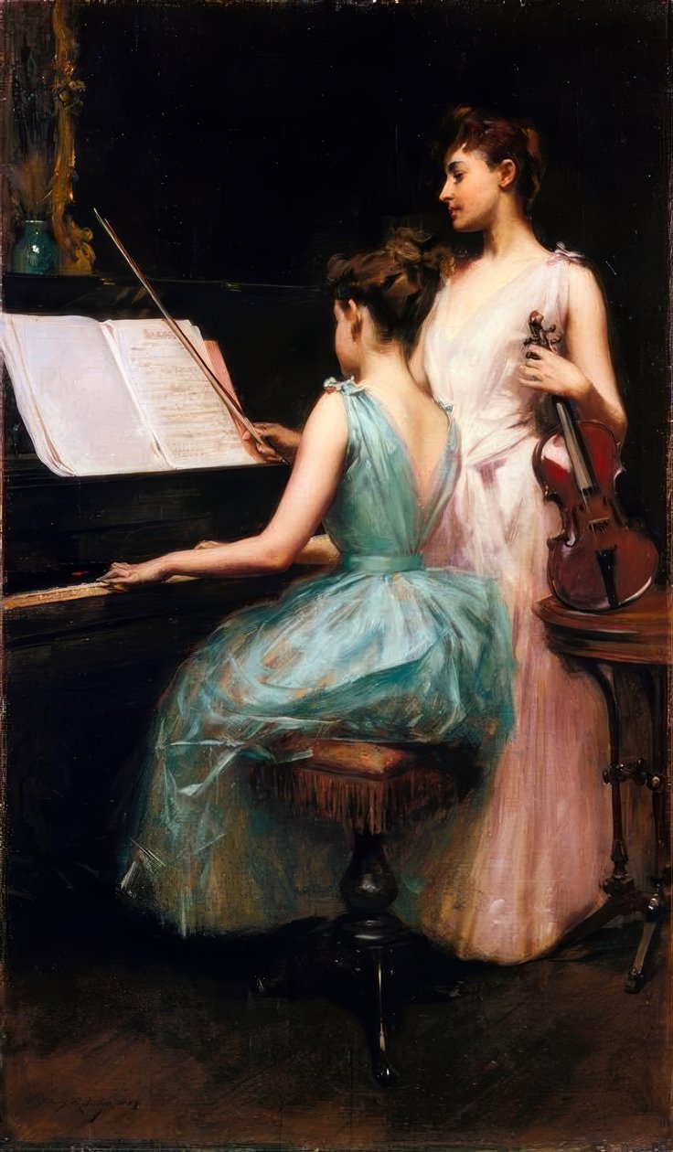 La Sonate - Irving Ramsay Wiles