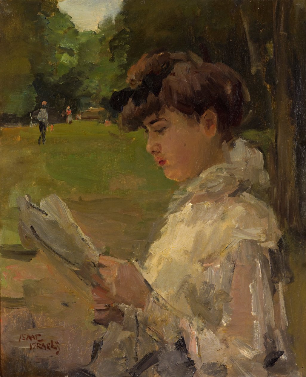 Fille lisant - Isaac Israels