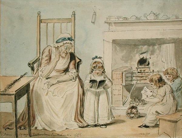 Une école de dames - Isaac Cruikshank