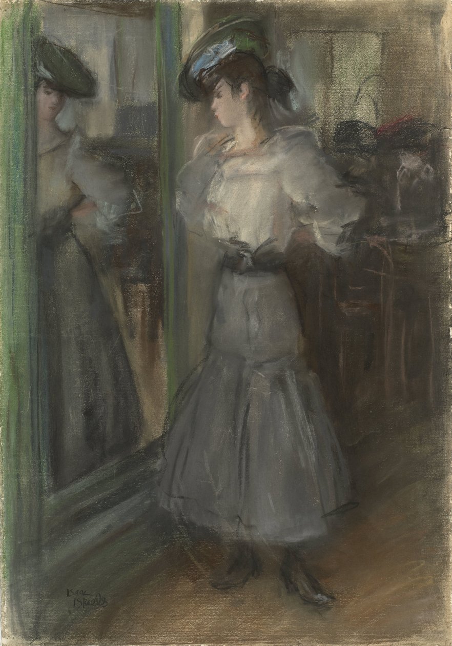 Fille devant un miroir - Isaac Israels