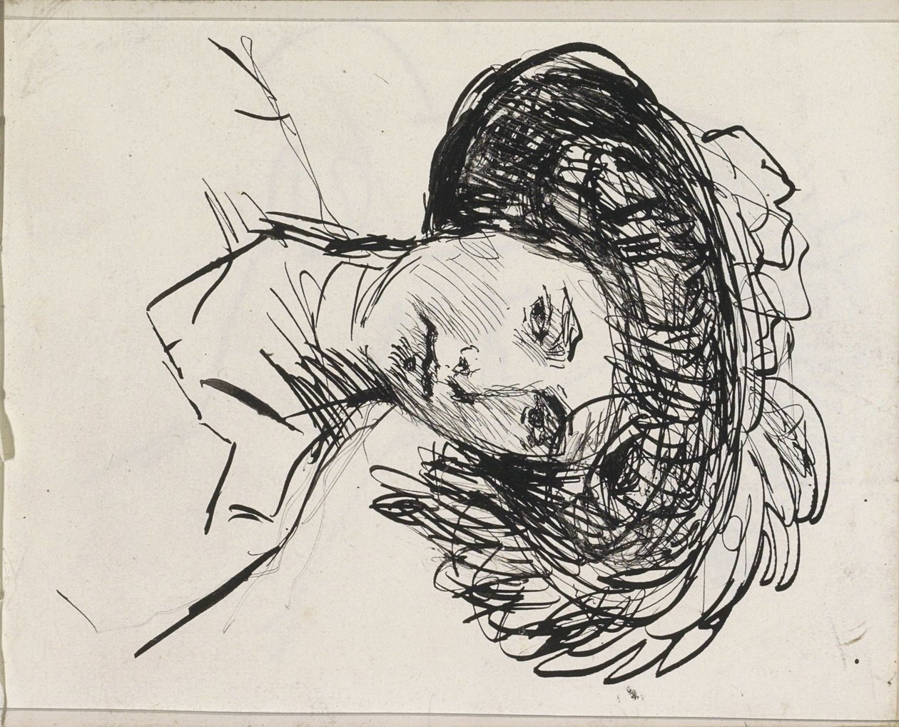 Tête de femme avec chapeau - Isaac Israels