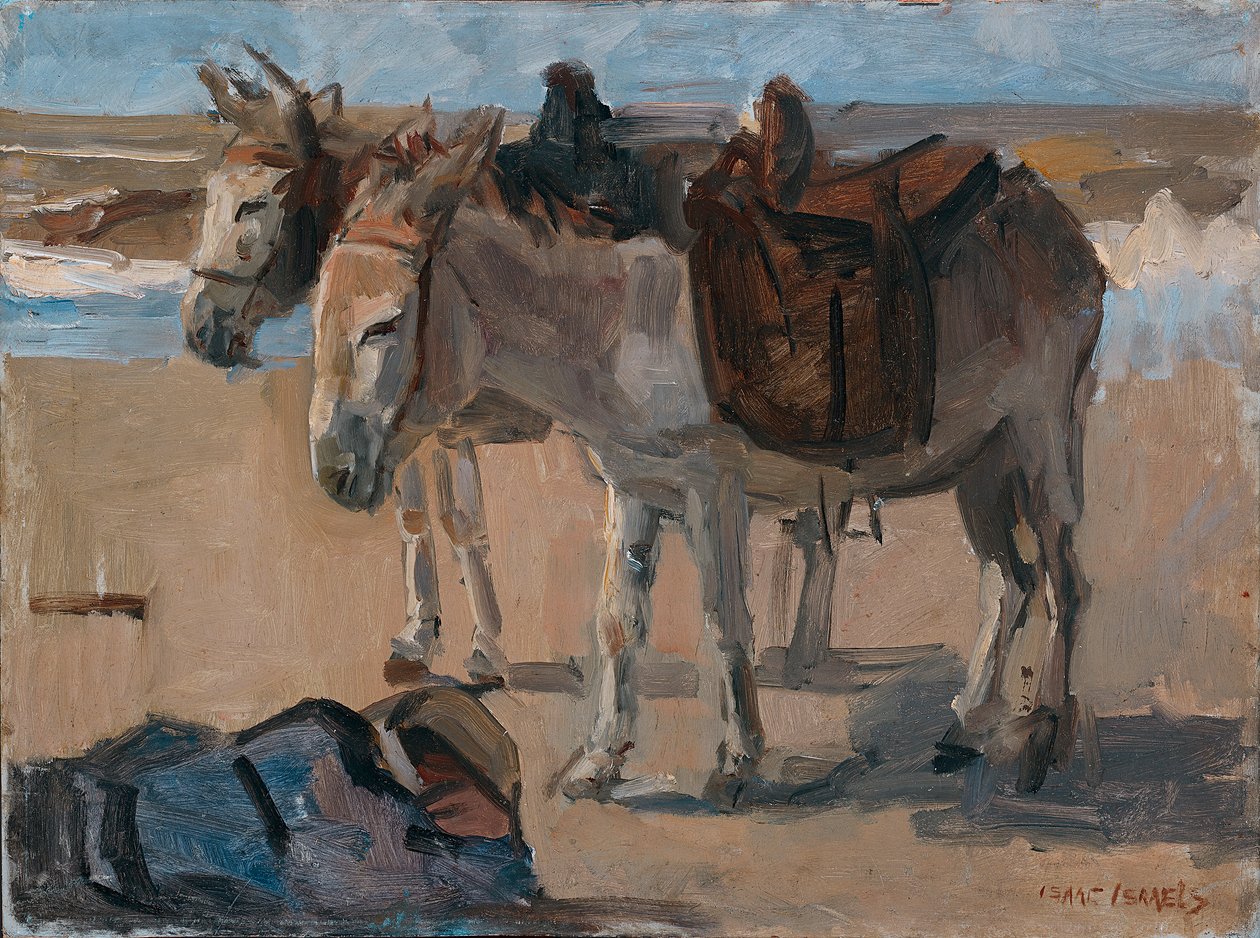 Deux ânes - Isaac Israels