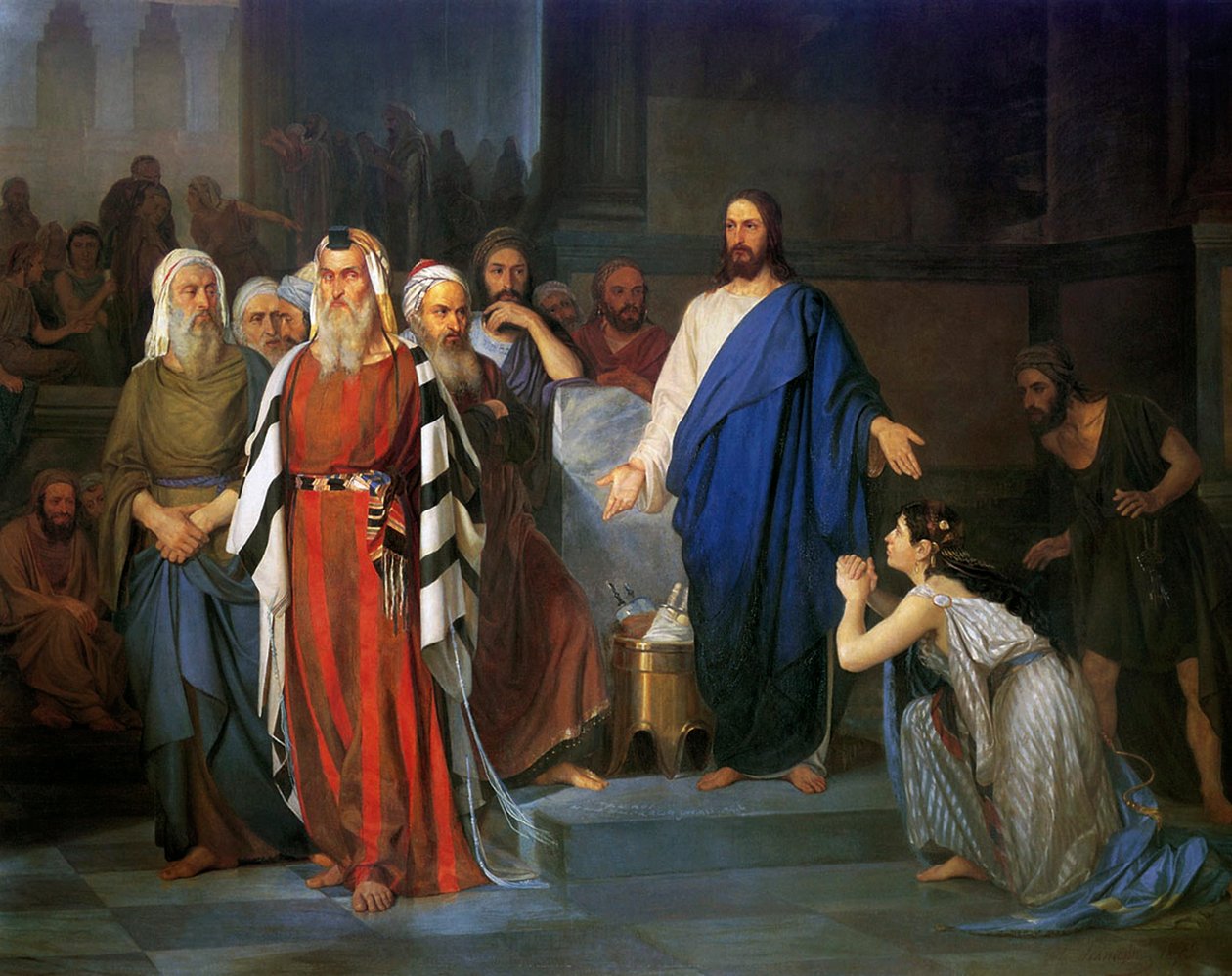 Christ et une pécheresse, 1879 - Isaac Lvovich Asknazy