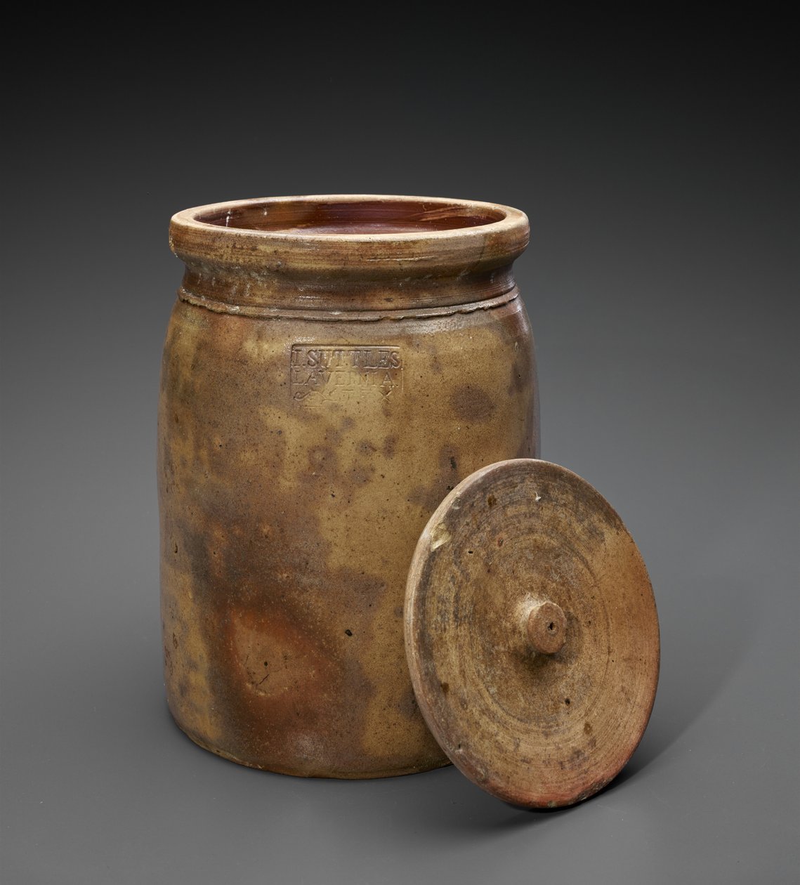 Pot, vers 1873-1882 - Isaac Suttles Pottery