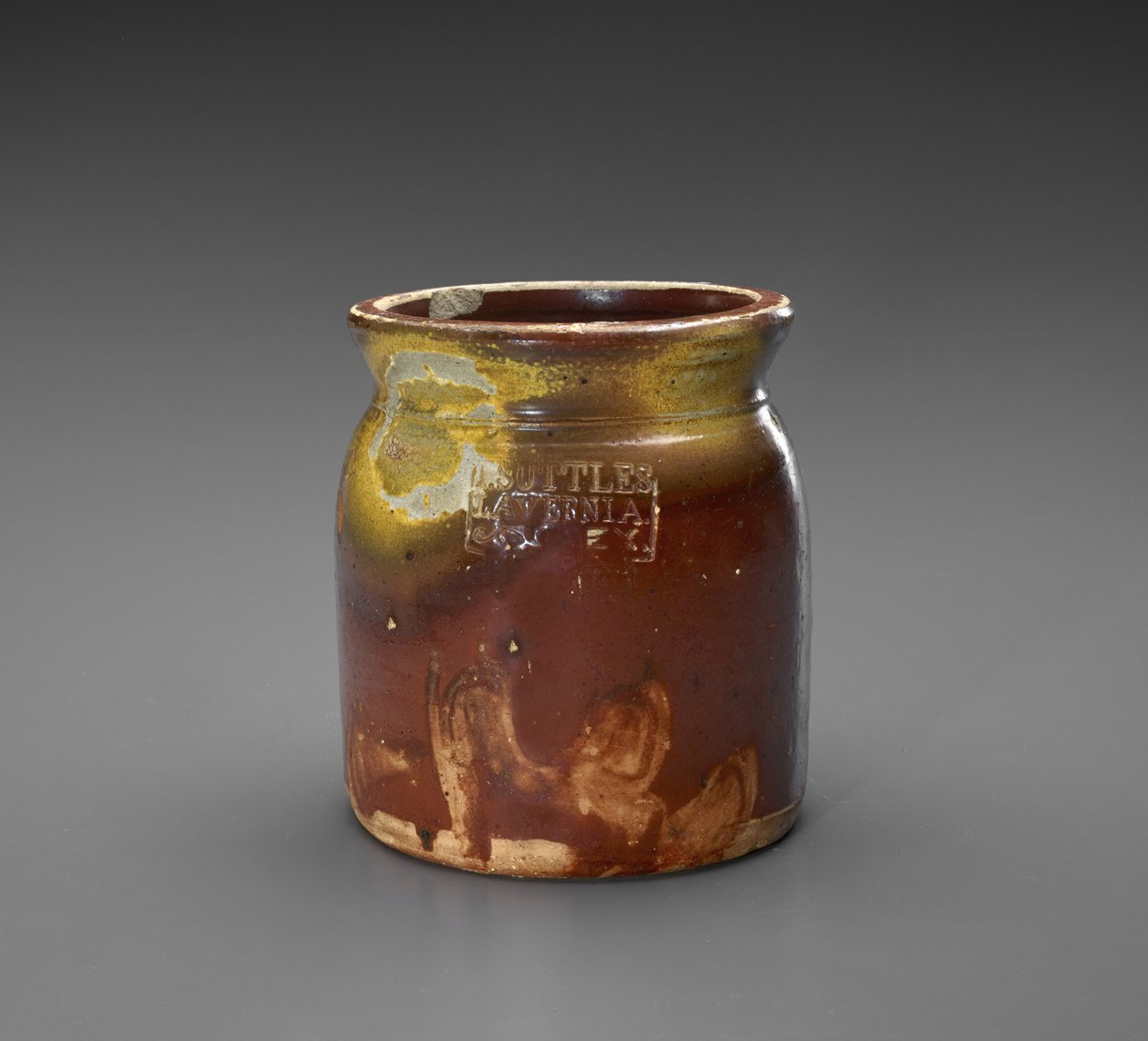 Pot, vers 1873-1882 - Isaac Suttles Pottery