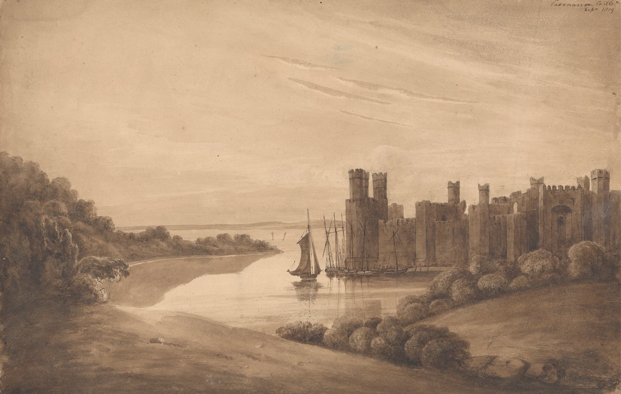 Château de Caernarvon - Isaac Weld