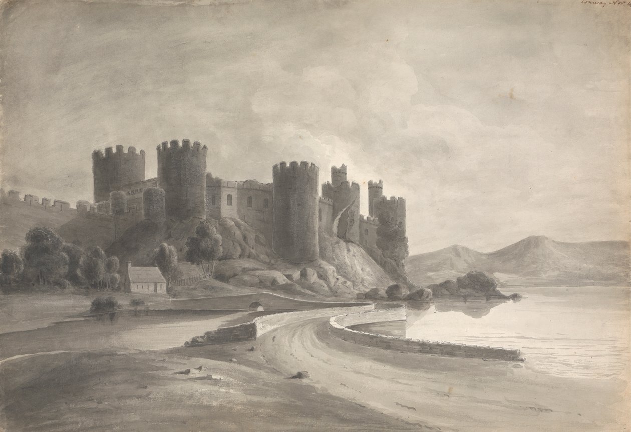 Conway (château, nord du Pays de Galles), nov. 1809 - Isaac Weld