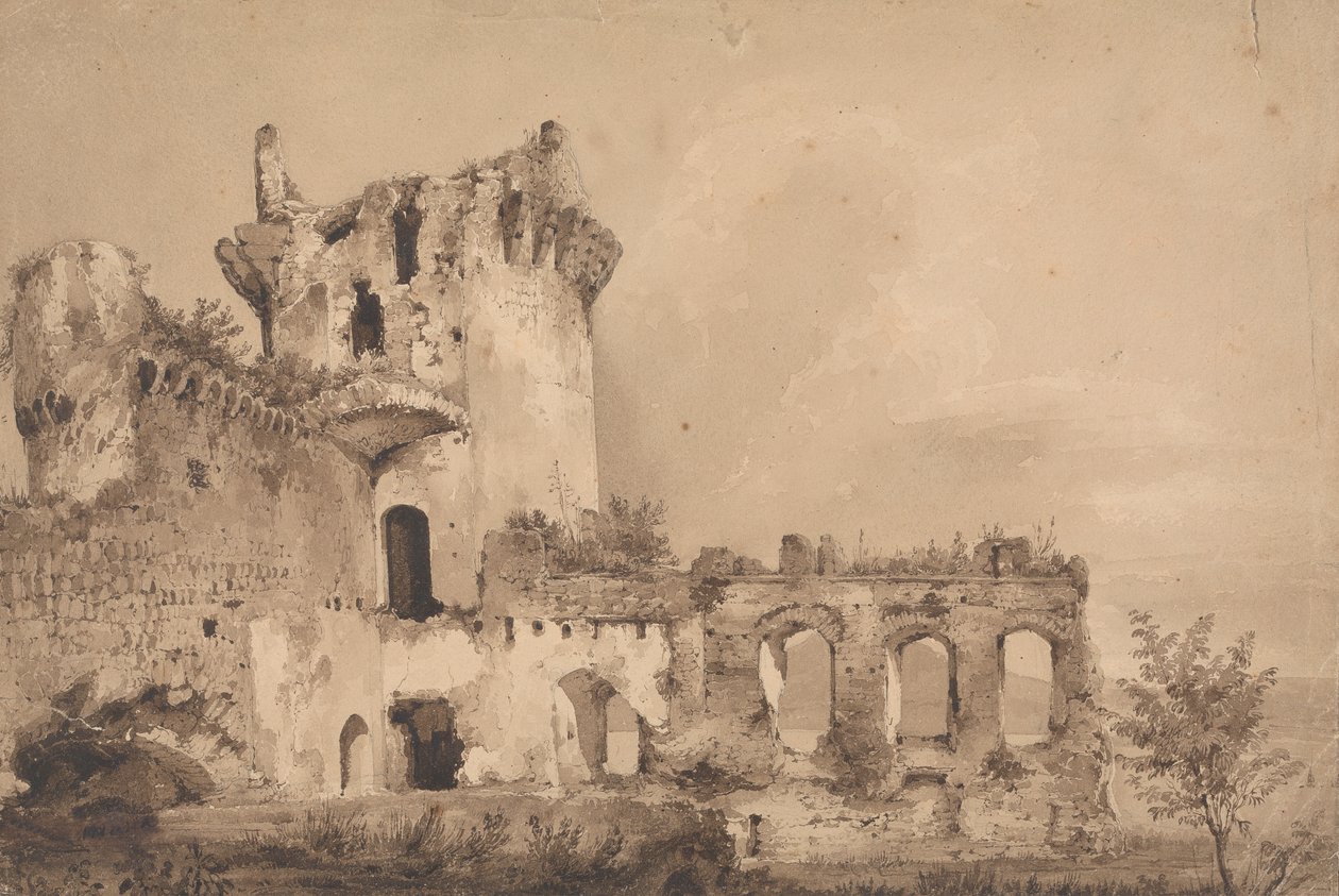 Ruines (romaines ?) - Isaac Weld
