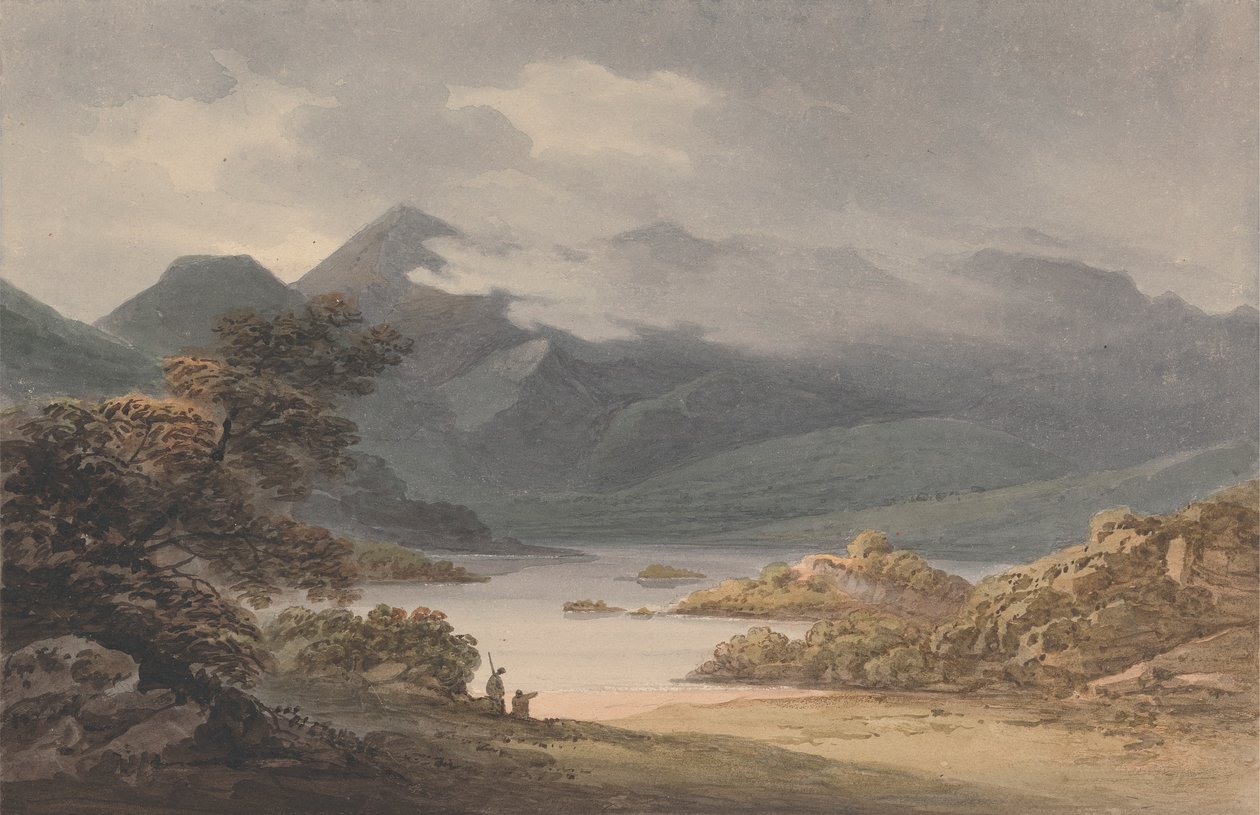 Vue sur le lac supérieur (Irlande) - Isaac Weld