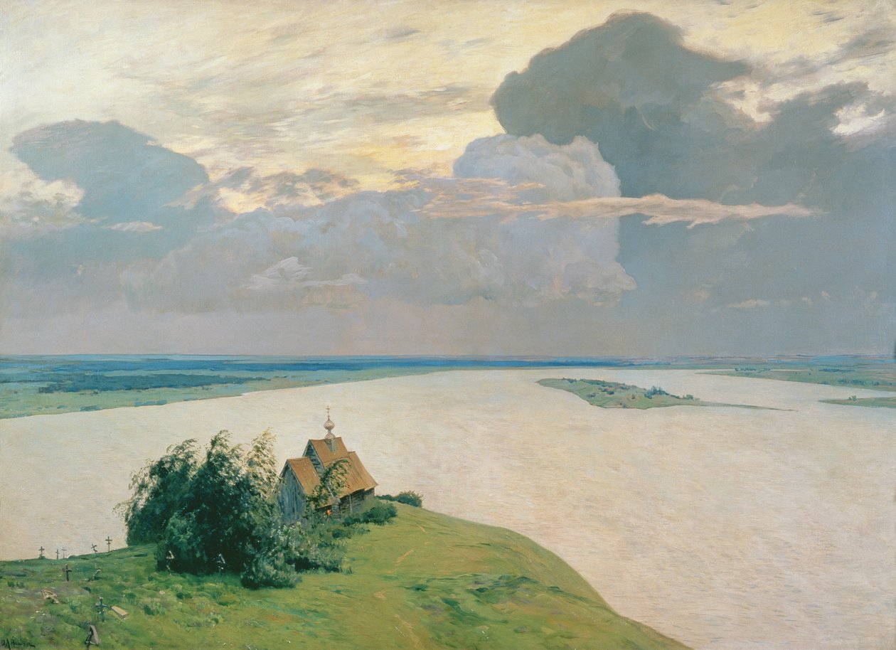 Au-dessus de la paix éternelle, 1894 - Isaak Ilyich Levitan