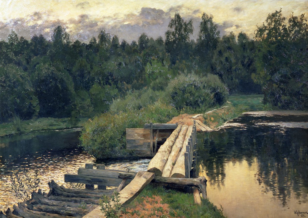 À la faible profondeur, 1892 - Isaak Ilyich Levitan