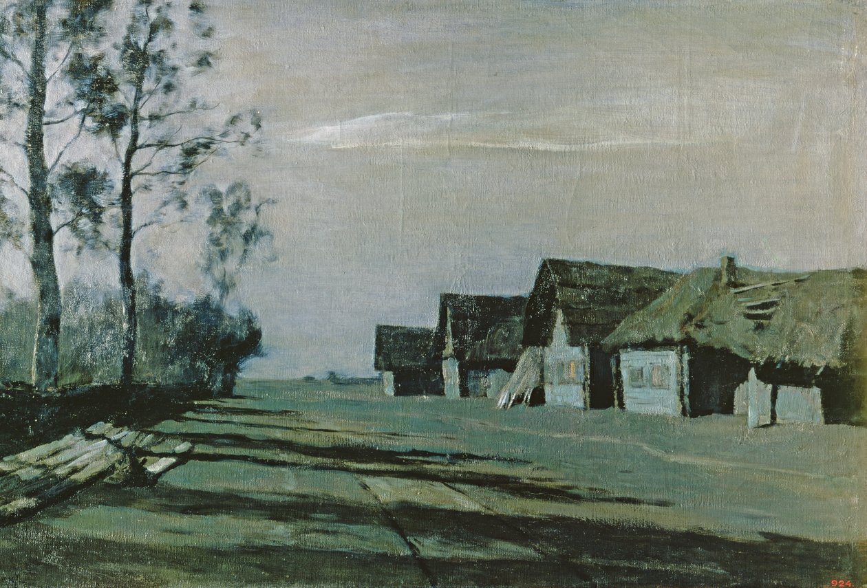 Village au clair de lune, 1897 - Isaak Ilyich Levitan