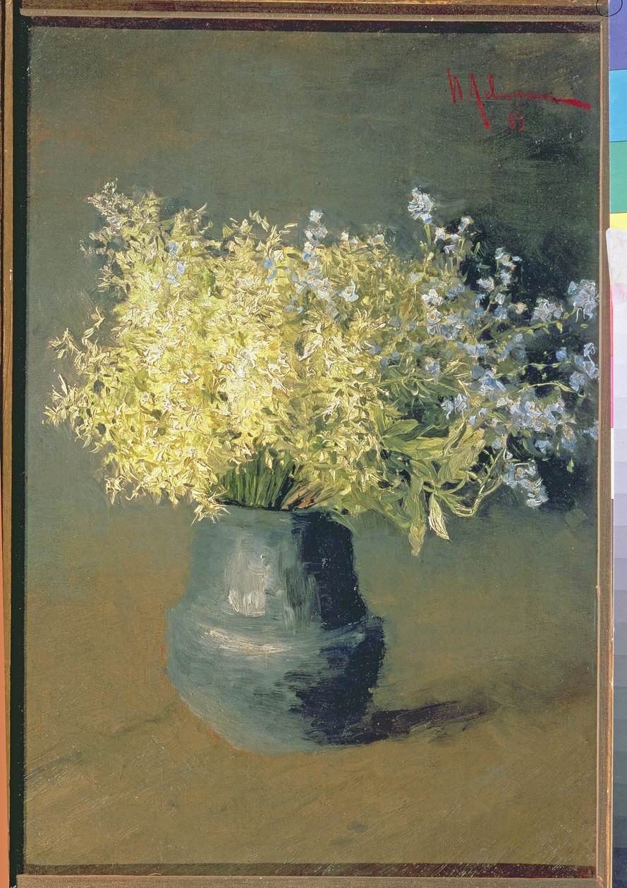 Lilas Sauvages et Myosotis, 1889 - Isaak Ilyich Levitan