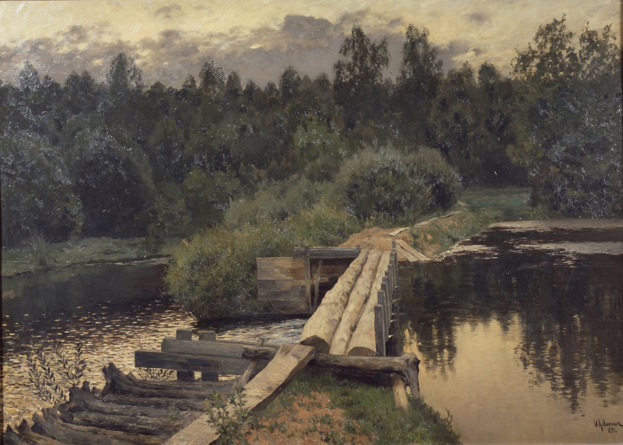 À la faible profondeur, 1892 - Isaak Ilyich Levitan