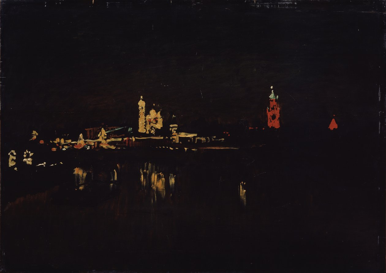 Illumination du Kremlin de Moscou, 1896 - Isaak Ilyich Levitan