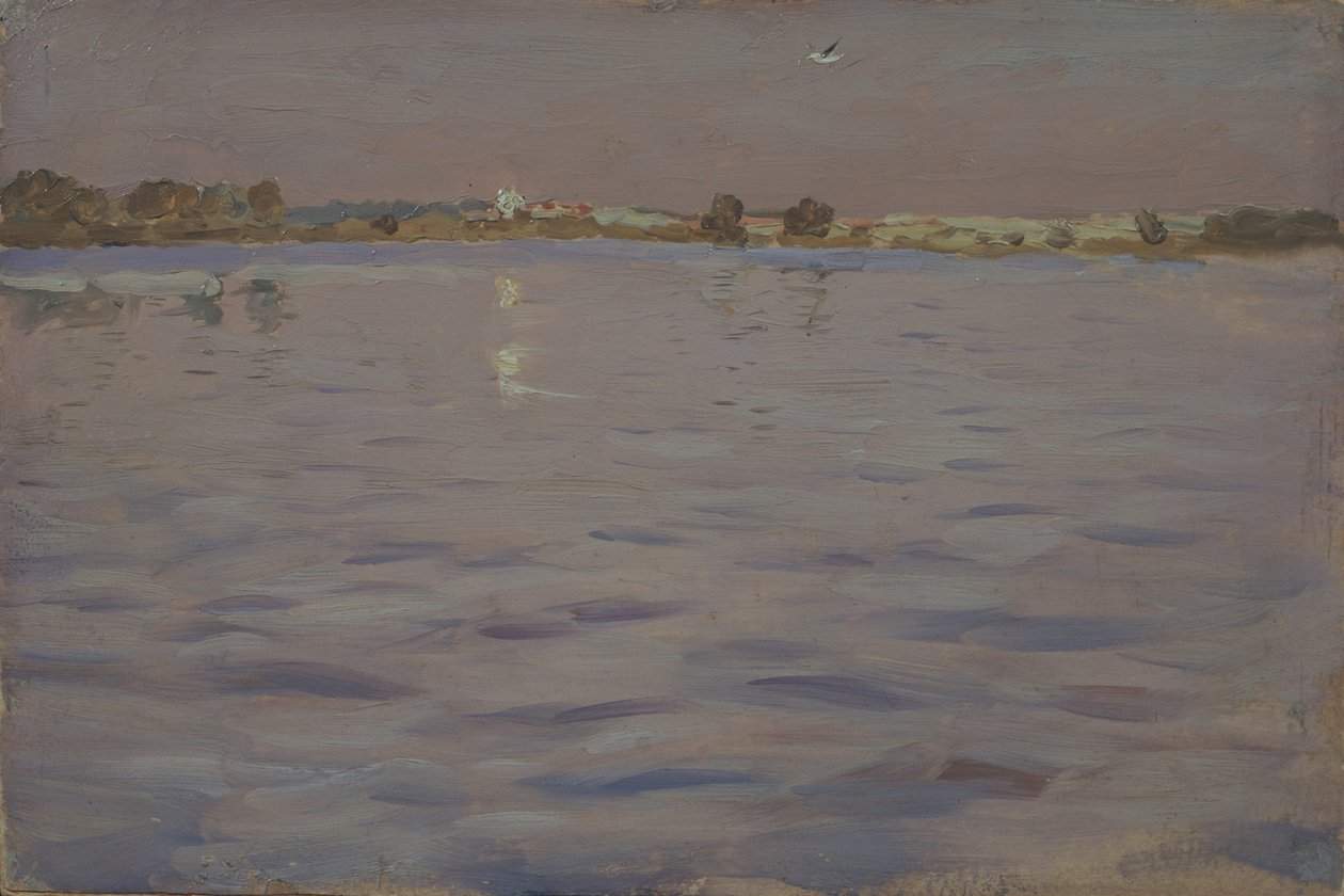 Derniers rayons de soleil. Un lac, 1898-1899 - Isaak Ilyich Levitan