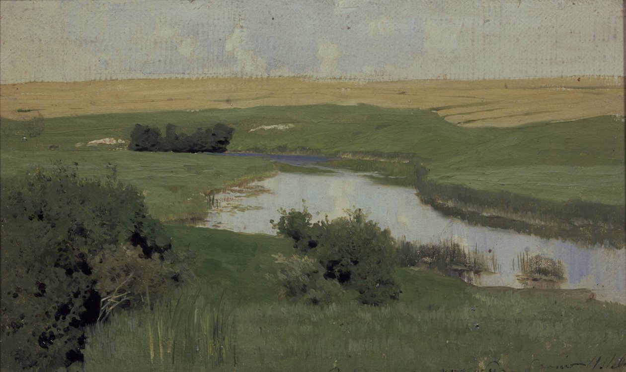 Petite rivière Istra - Isaak Ilyich Levitan