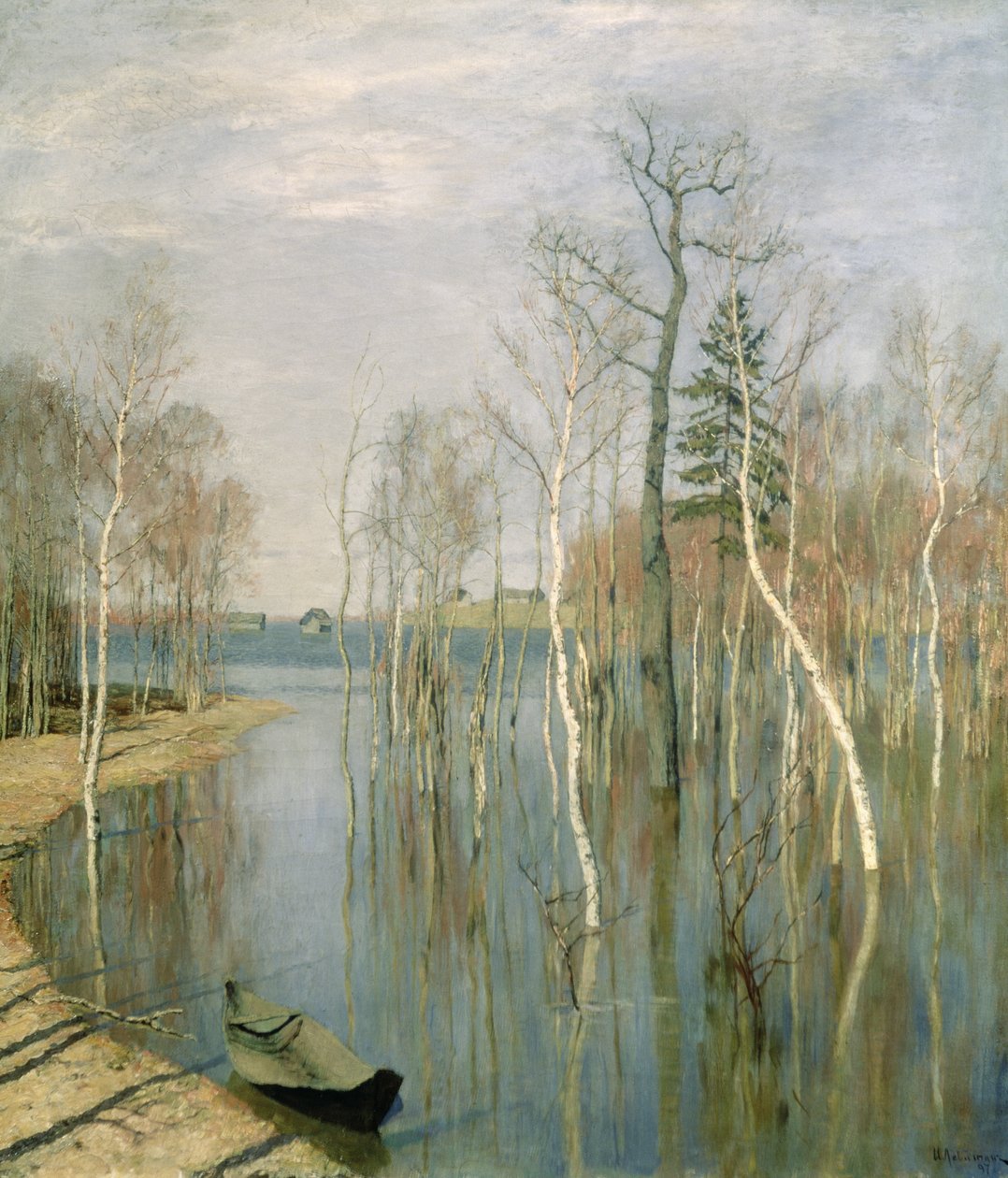 Printemps, Hautes Eaux, 1897 - Isaak Ilyich Levitan
