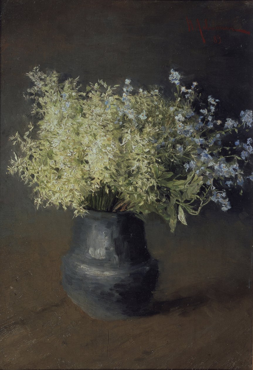 Violettes sauvages et myosotis, 1889 - Isaak Ilyich Levitan