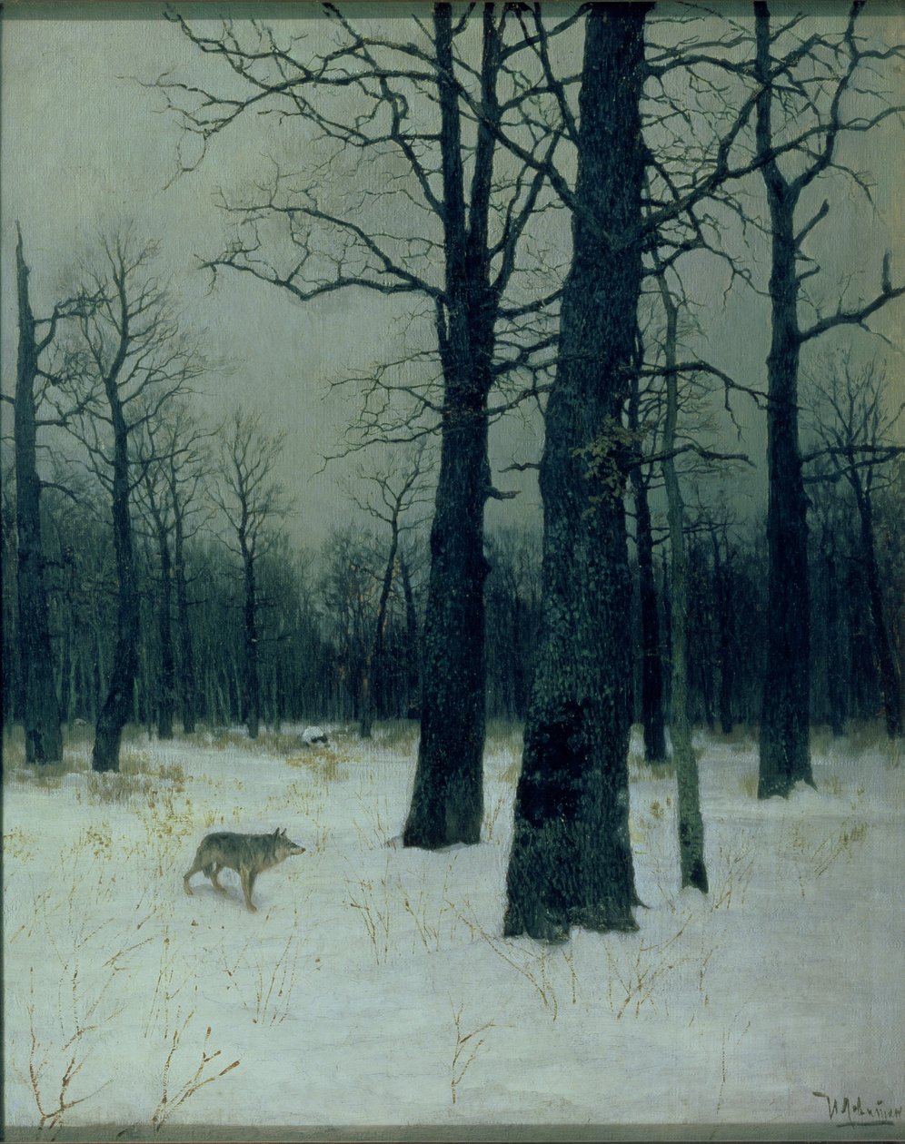 Bois en hiver - Isaak Ilyich Levitan